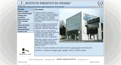 Desktop Screenshot of istitutoprestitisupegno.com