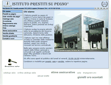 Tablet Screenshot of istitutoprestitisupegno.com